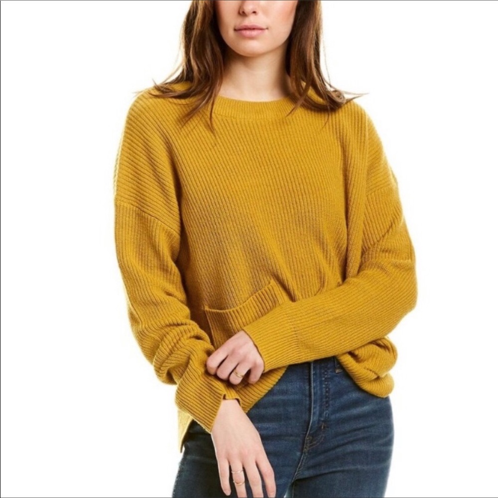Madewell Patch Pocket Pullover Sweater Small